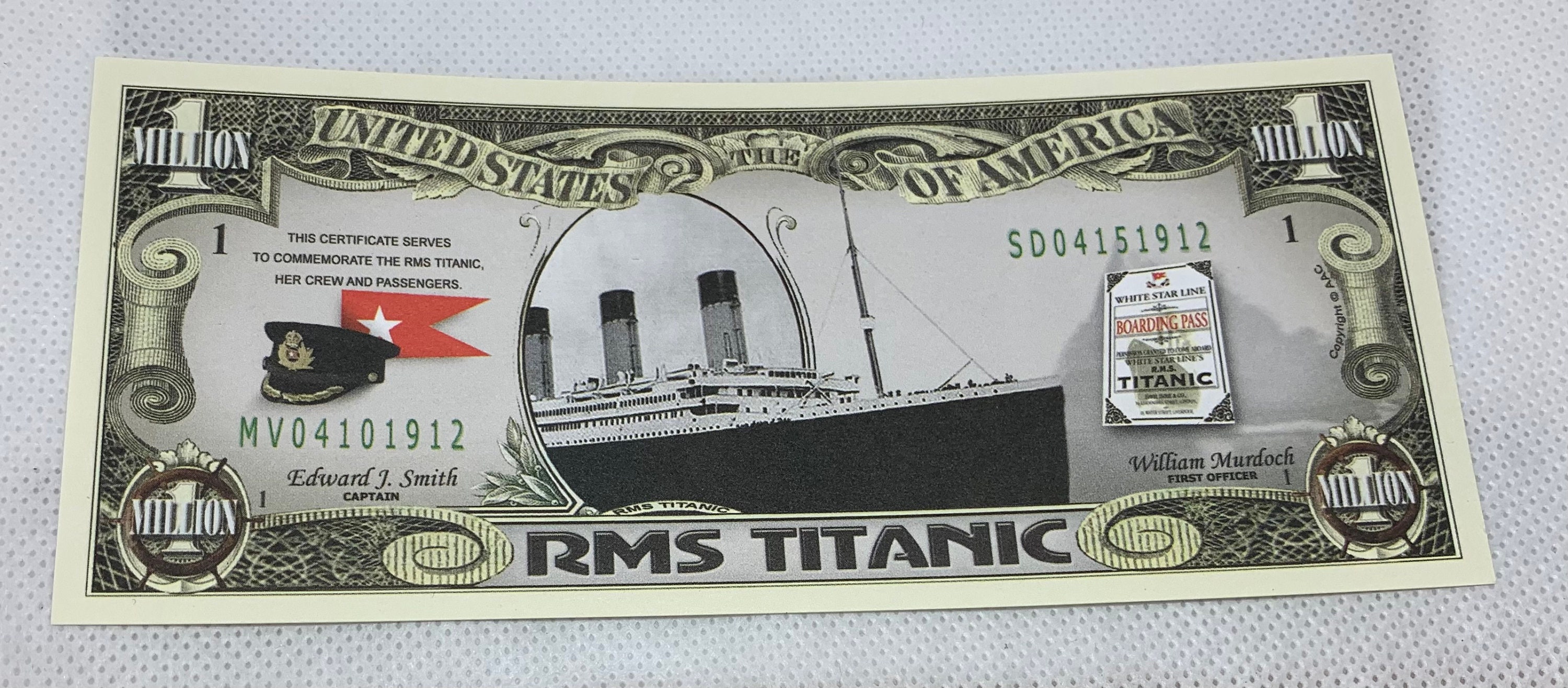 TOSSPER Navire Titanic Monnaie Commémorative Titanic Incident Collection Cadeaux BTC Bitcoin Arts Cadeaux Décoration