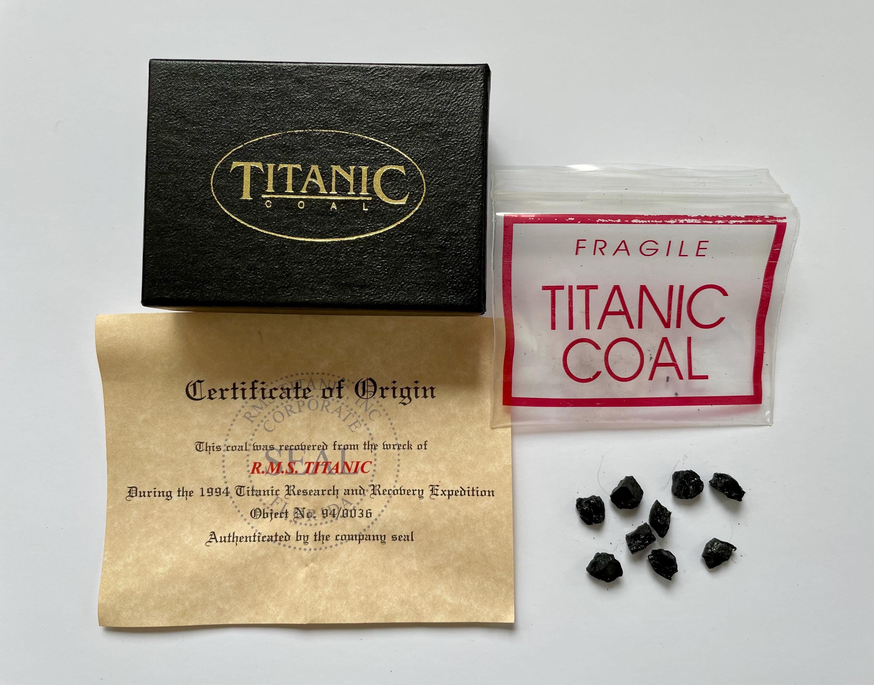【超希少】タイタニック号の石炭｜RMS Titanic社公式販売アイテム 超希少】タイタニック号の石炭｜RMS Titanic社公式販売アイテム Yahoo