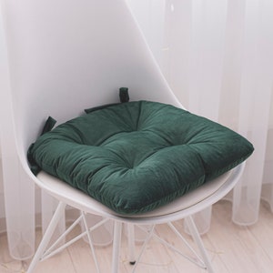 Velour U-shape cushion, cushion for chairs, chair cushions