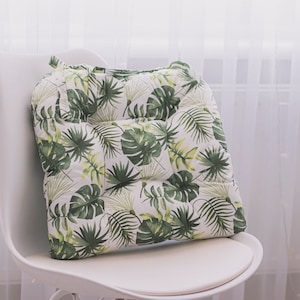 U-shape cushion, cushions for chair, chair cushion, pad with ties