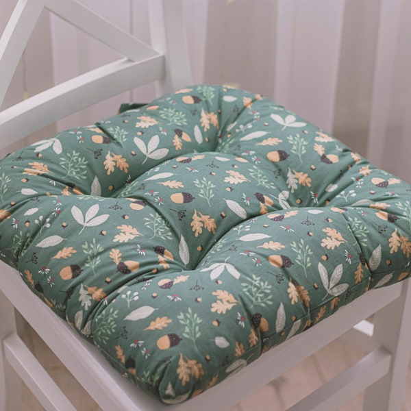 U-shape cushion, cushions for chair, chair cushion, pad with ties