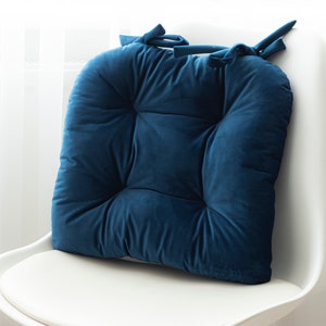 Velour U-shape cushion, cushion for chairs, chair cushions