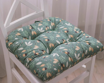 Coussin en forme de U, coussins pour chaise, coussin de chaise, coussin avec attaches