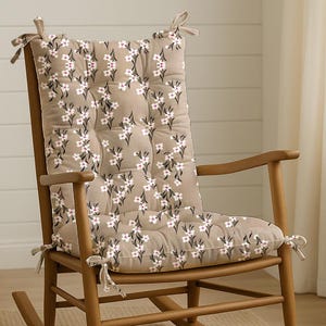 Juego de cojines para mecedora: decoración bohemia para guardería, estilo rústico, tallas para adultos y niños.
