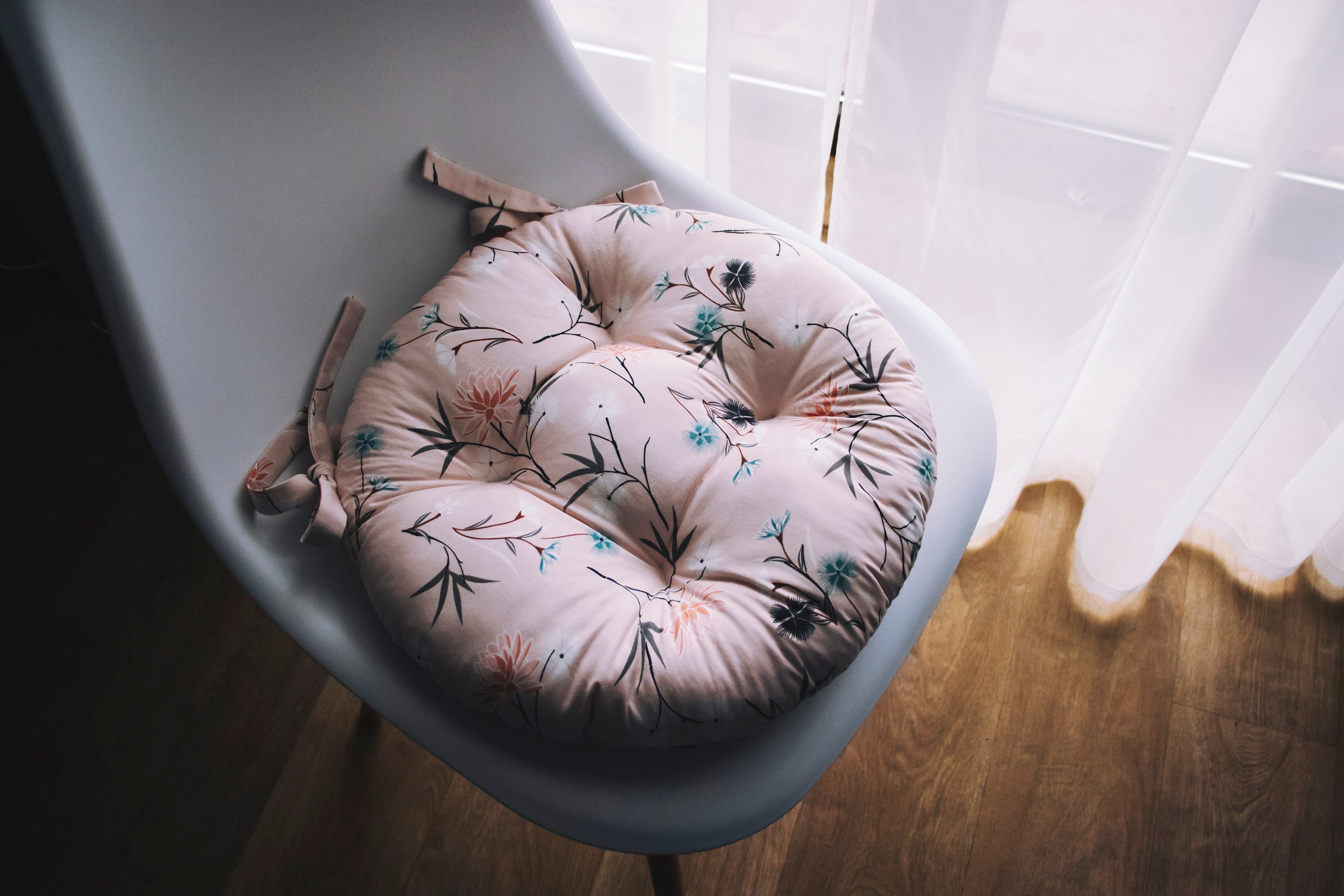 Handmade round cushion for chairs chairs cushions chair pad Etsy