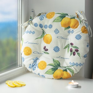 Round outdoor cushion, waterproof cushion, chair cushion