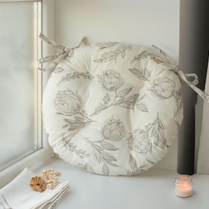 Round outdoor cushion, waterproof cushion, chair cushion