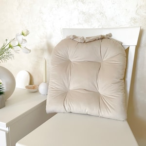 Velour U-shape cushion, cushion for chairs, chair cushions image 8