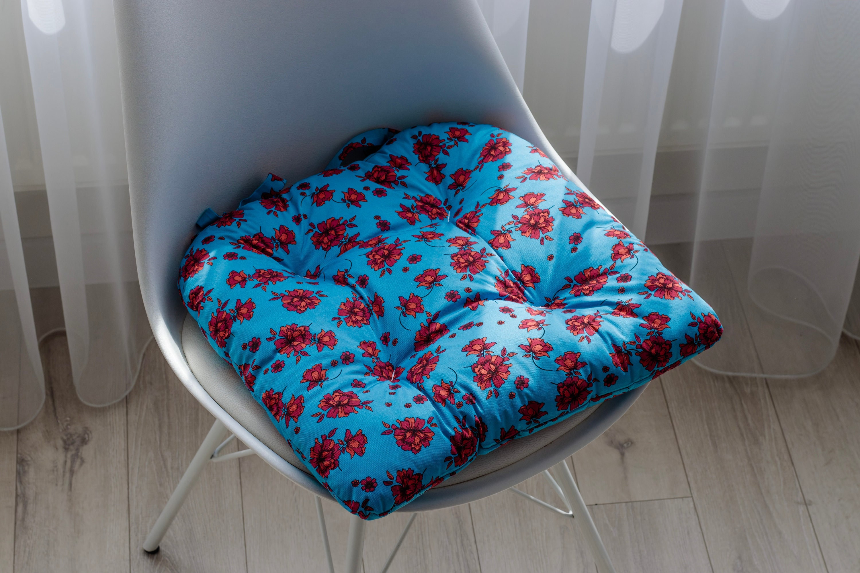 Handmade Cotton Mandala U Shaped Tuffted Thick Chair cushion pads 16''x16''  with Ties for Armchairs Dining Office Chair - Bed Bath & Beyond - 36874895