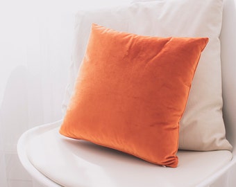 Pillow cover, velour pillowcase, pillowcase with zipper