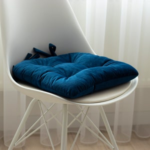 Velour U-shape cushion, cushion for chairs, chair cushions image 4