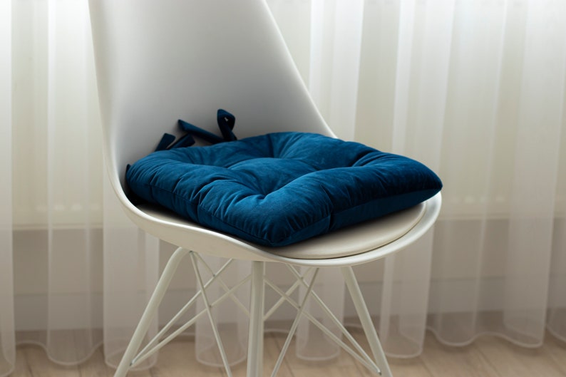 Velour U-shape cushion, cushion for chairs, chair cushions image 4