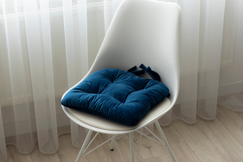 Velour U-shape cushion, cushion for chairs, chair cushions image 5