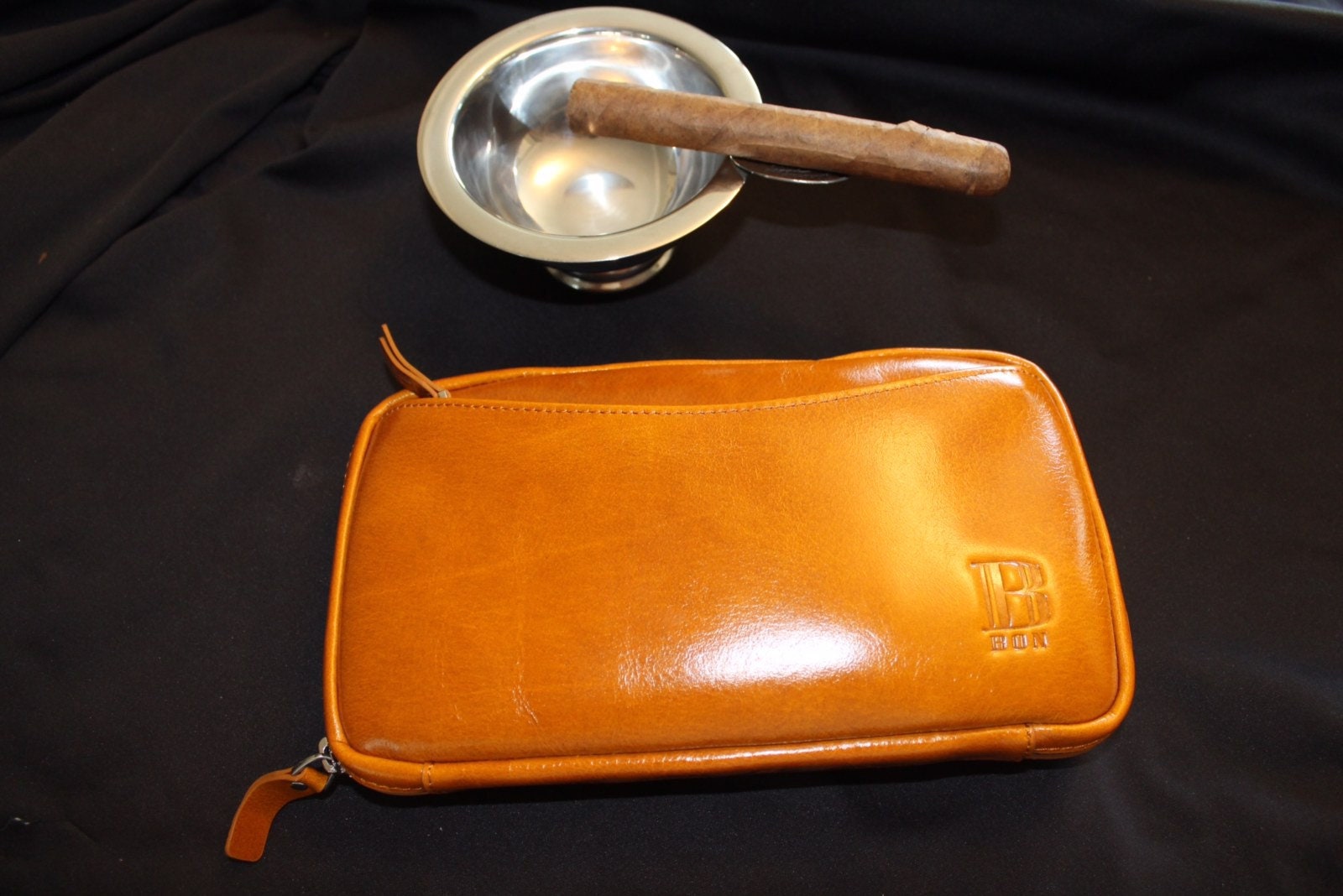Leather Cigar Case Etsy