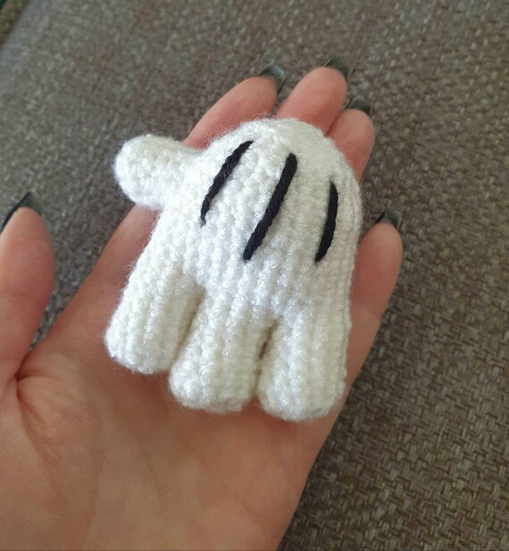Mickey mouse sale white glove template