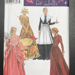 Vintage Simplicity 5041 Renaissance Costume Pattern Sizes 10-14  ,renaissance sewing costume pattern,Costume Sewing patterns for women