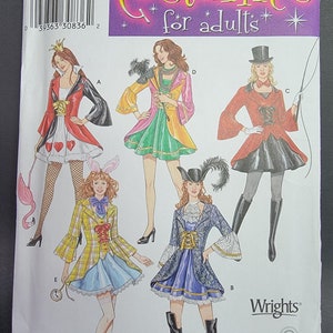 UNCUT lolitafashion dress pattern,pirate costume pattern,pirate sewing pattern,queen of hearts pattern,musketeer costume pattern, SZ 6-12
