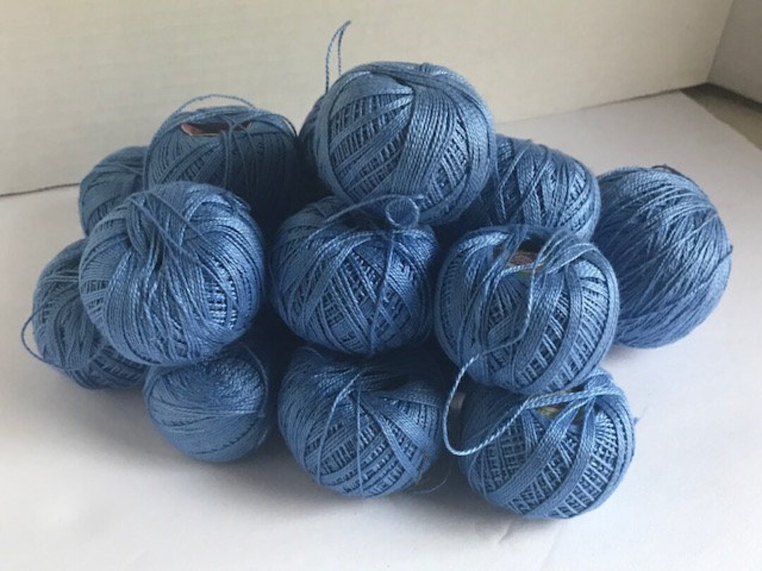 Lot 17 Blue Crochet Yarn for Sale Knitting Yarn Crochet Etsy
