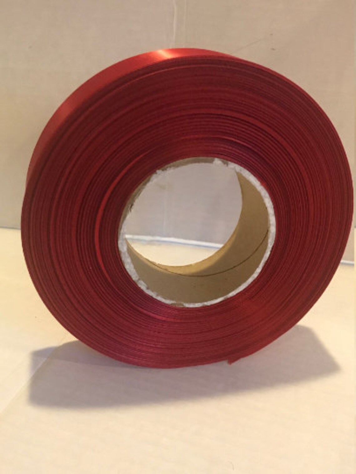 Huge Bulk Red Satin Ribbon 50 yards Satin ribbon double 1.5 Etsy