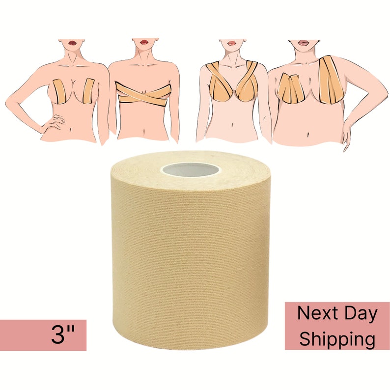 Adhesive Invisible Breast Lift Bra Reusable Boob Tape Pasties With Cotton Cover