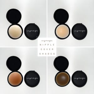 Reusable Nipple Covers | Matte Finish Pasties | Invisible Under Clothing | Silicone | Skin-Friendly for Sensitive Skin