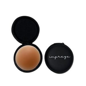 Reusable Silicone Nipple Covers: Honey Shade, Medical-Grade Adhesive