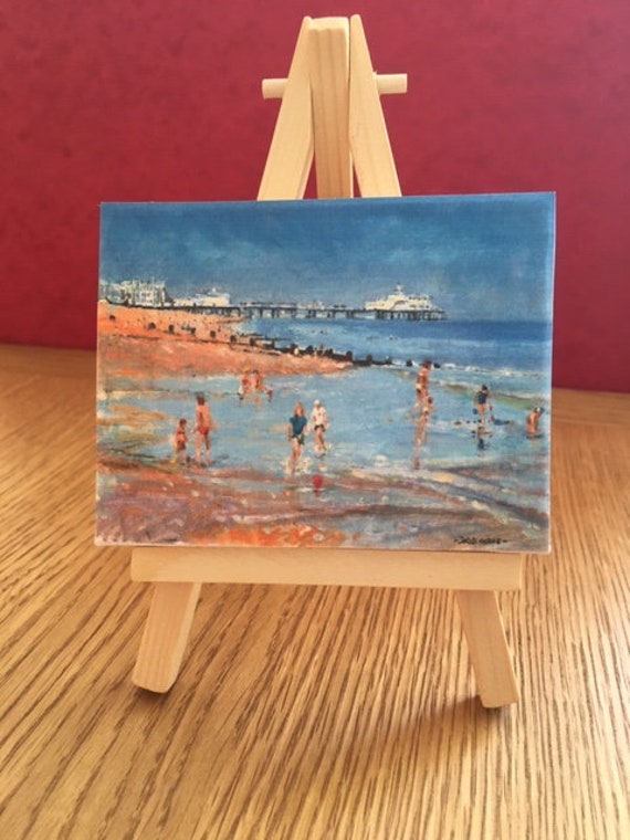 Mini Canvas and Easels from Original Watercolour Paintings Etsy