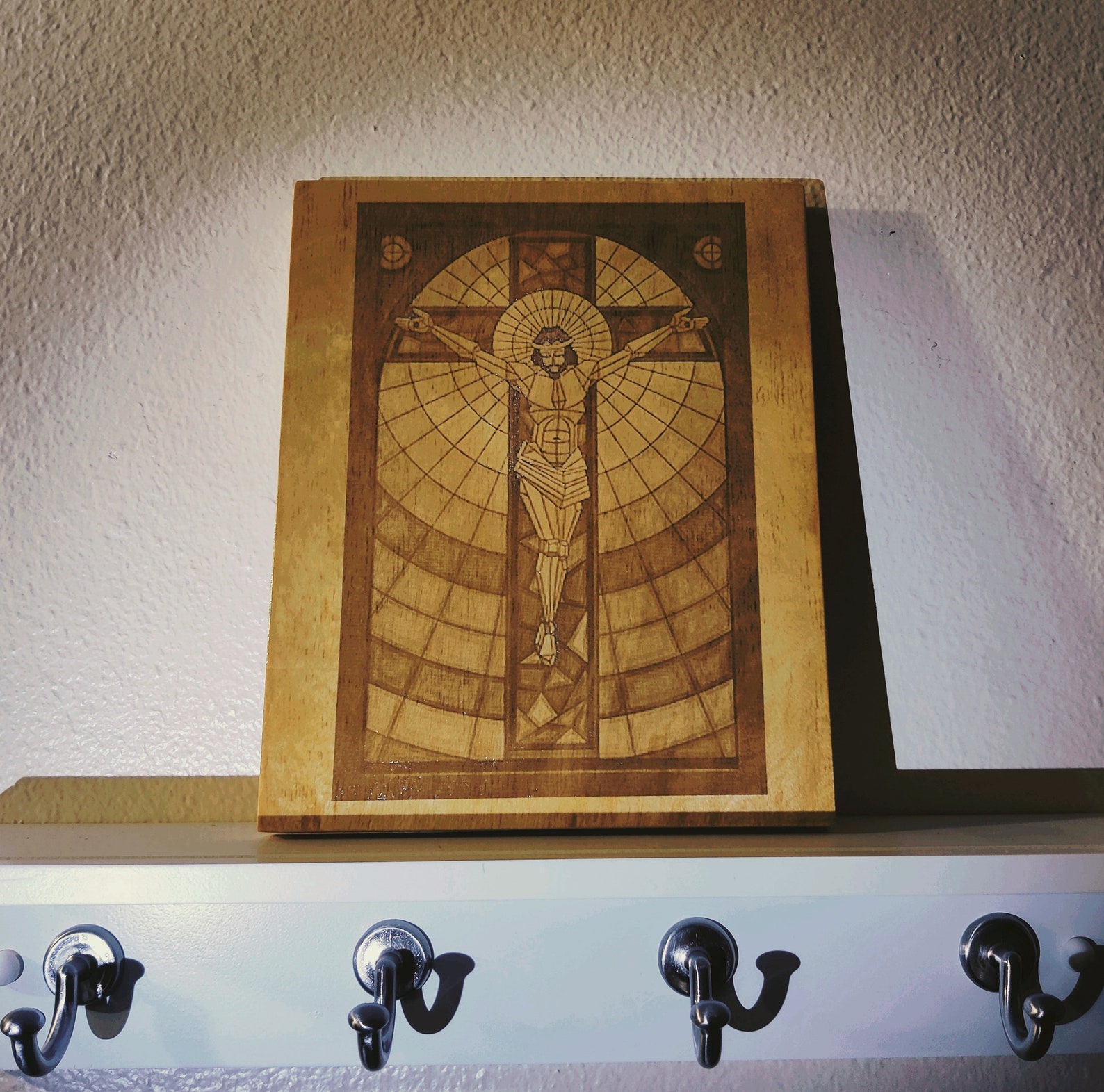 3D Christian Engraved Wall Hanging Custom Engraved Wooden Etsy