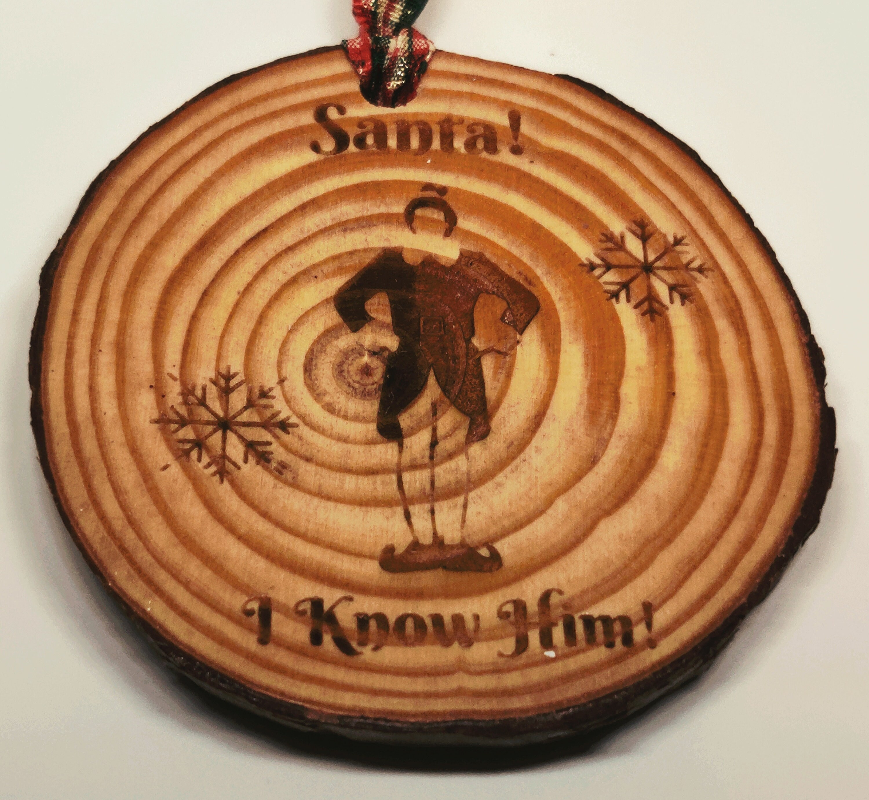 Funny Custom Christmas Tree Ornament Wooden Holiday Decor Etsy