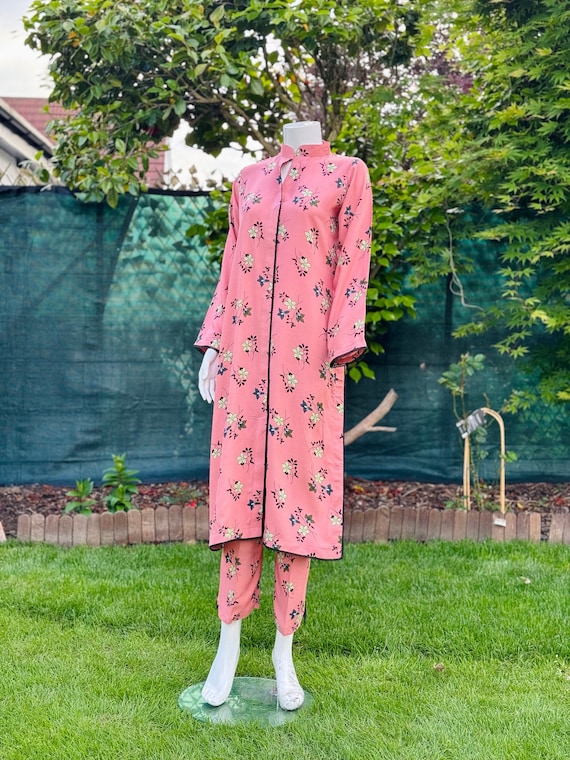 Pink Floral Suit
