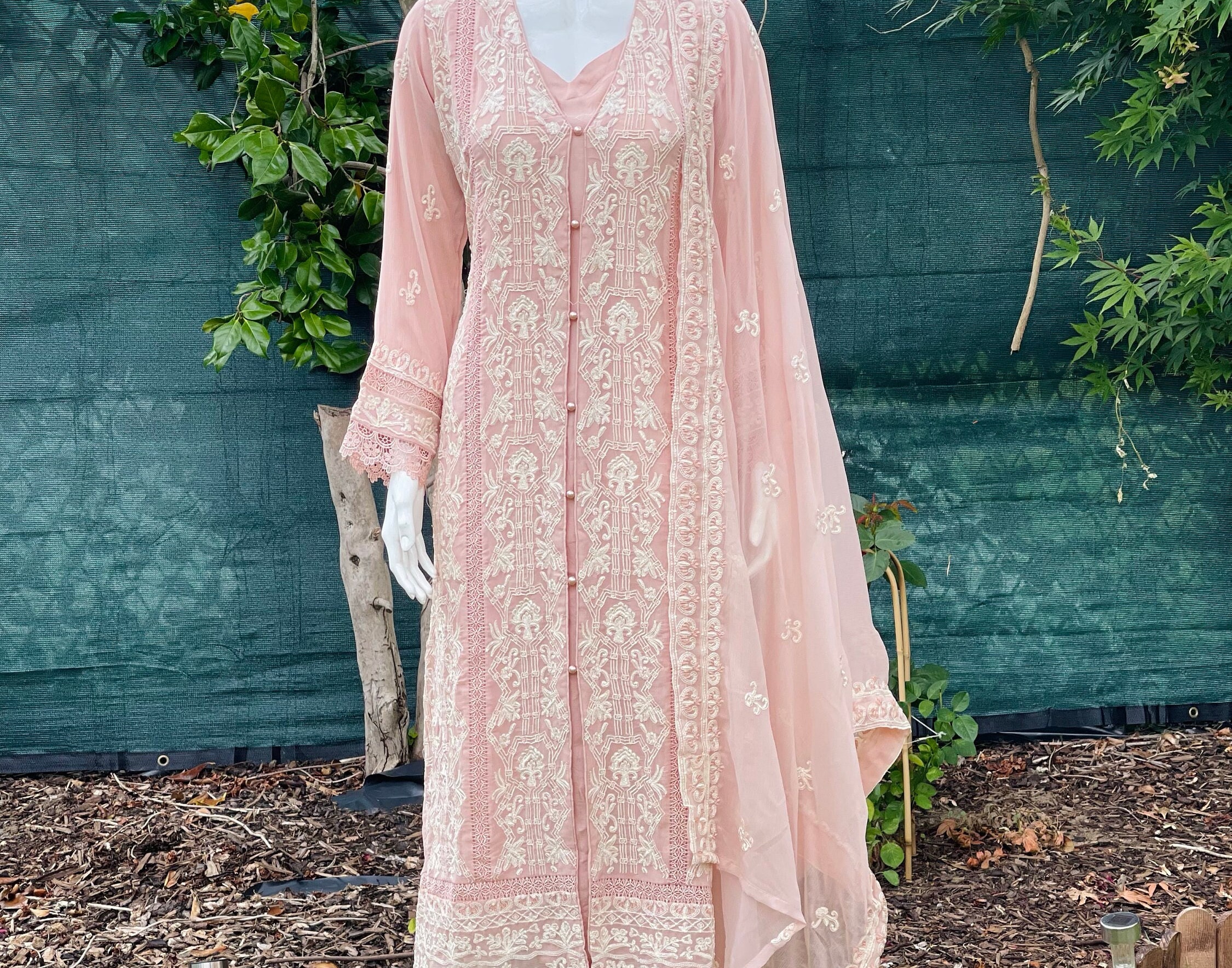 Pink asian clearance dress