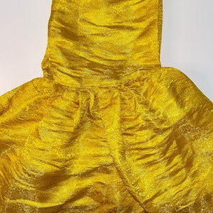 Yellow Brocade Jamawar Banarsi Gharara
