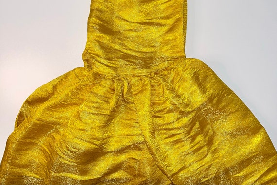 Yellow Brocade Jamawar Banarsi Gharara