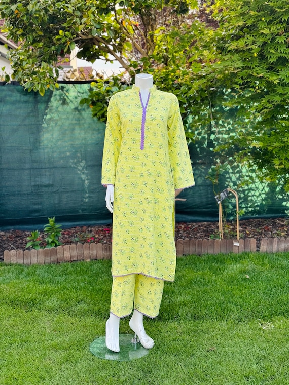 Yellow Floral Suit