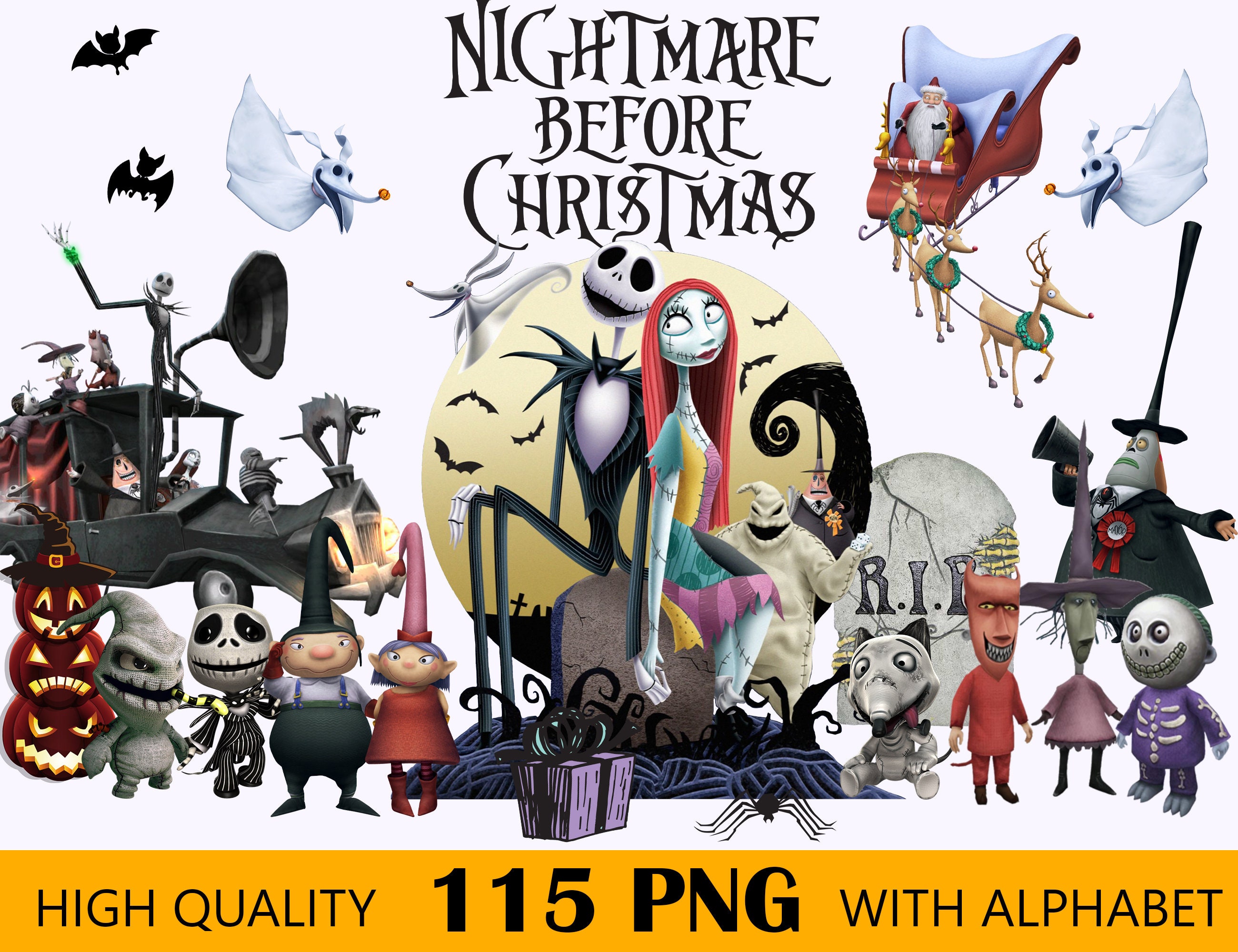 The Nightmare Before Christmas 2 Clipart