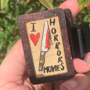 Unique Small Epoxied Resin Hair Clip