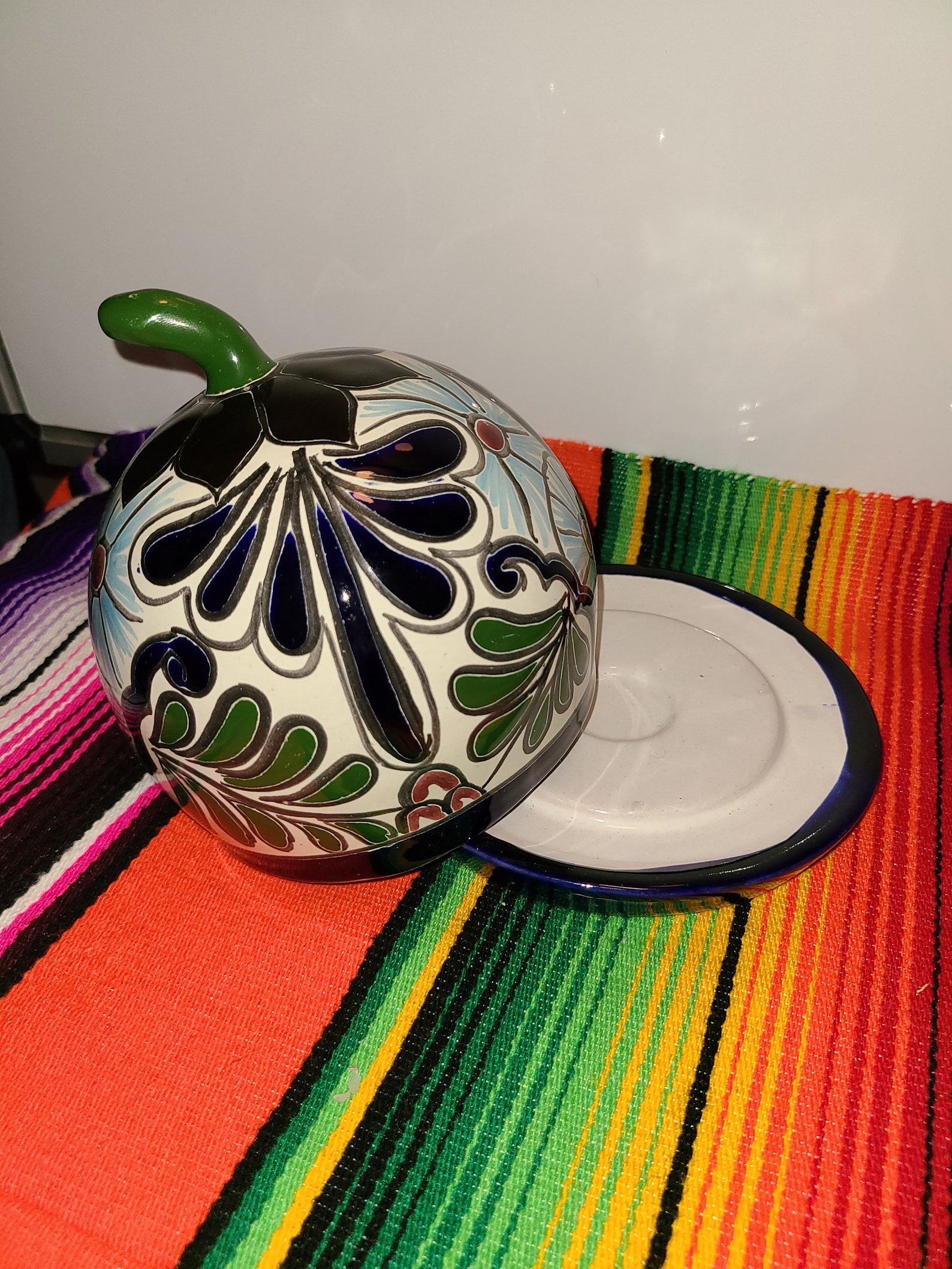 Handmade Mexican Ceramic Candle Light Holder Etsy
