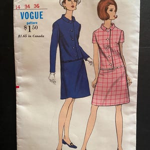 Vogue 7166 carefully cut and complete shirtdress size 14