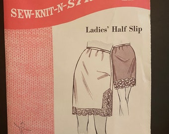 Sew Knit and Stretch Vintage slip pattern uncut with all sizes included