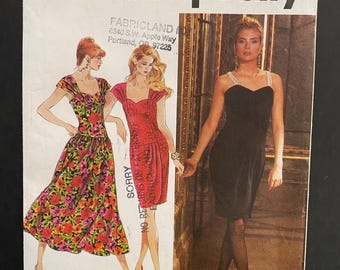 Simplicity 7619 vintage jurkpatroon met lage taille (maat 12-16)