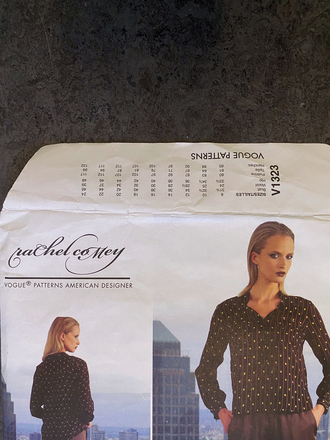 Rachel Comey Vogue Sewing Pattern 1323 size 8-16 | Etsy UK