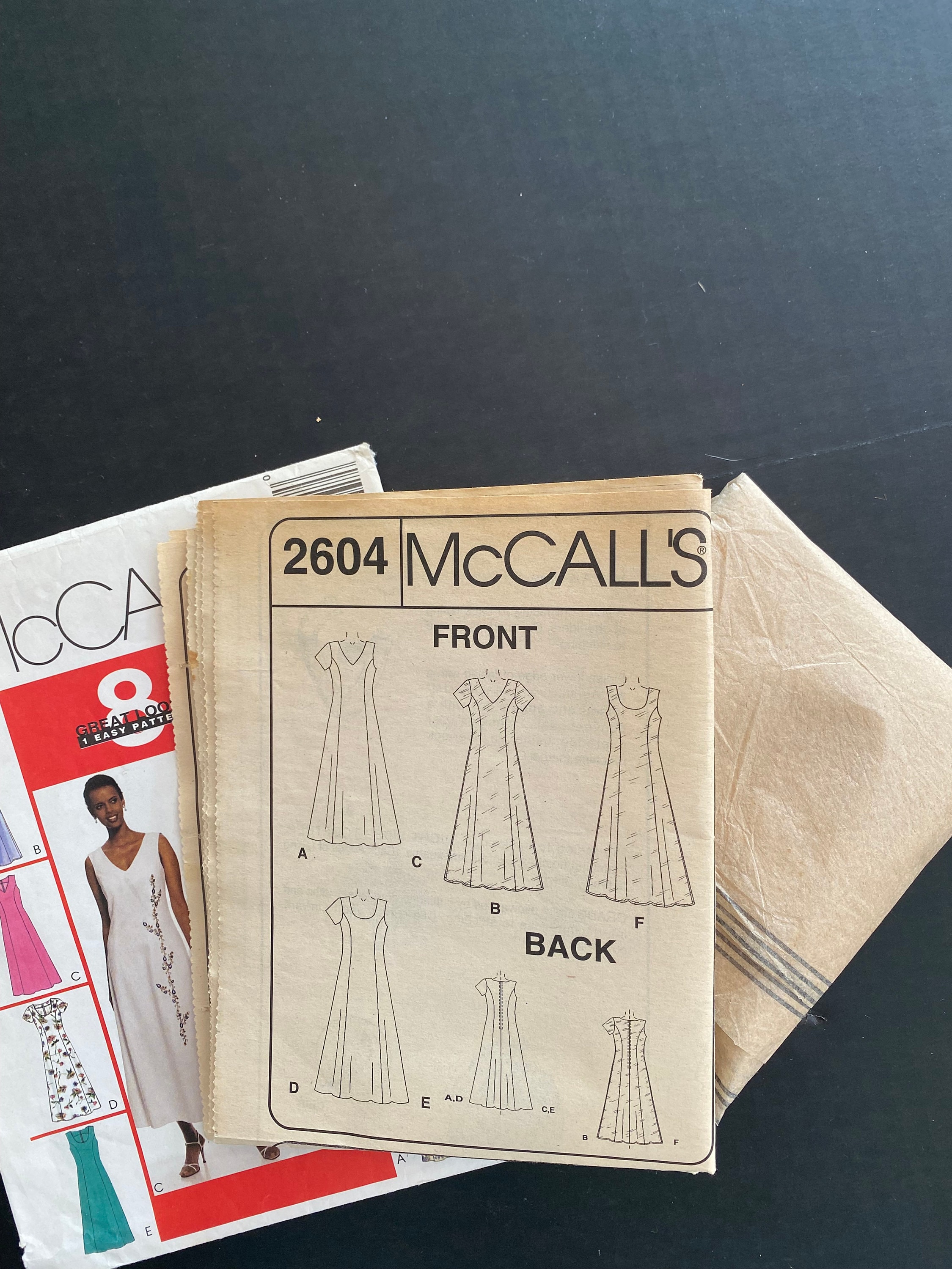 専用2 Mccalls 2604 Size 8-10-12 Carefully Cut and Complete Size 12 Midi