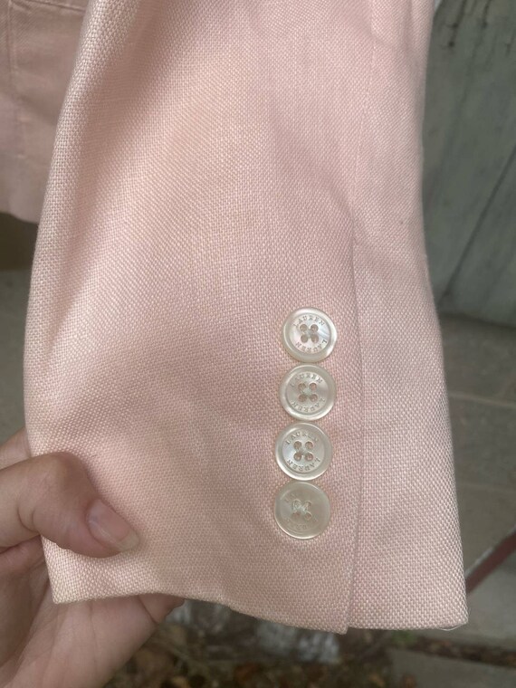 Size 2//Vintage Ralph Lauren Light Pink 100% Line… - image 3
