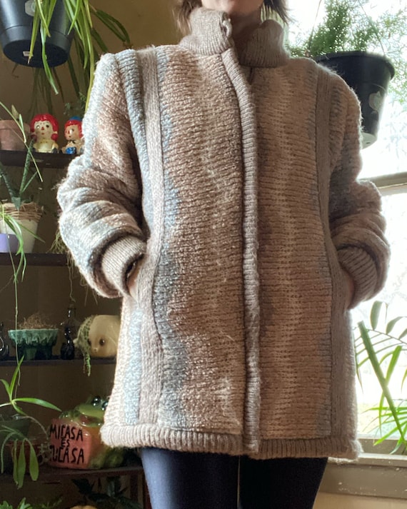 80s Dreamy Dusty Rose Cozy Coat