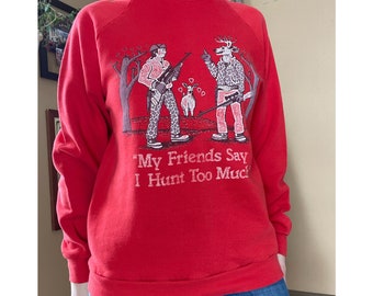 80/90s Perfectly Worn Red Pullover
