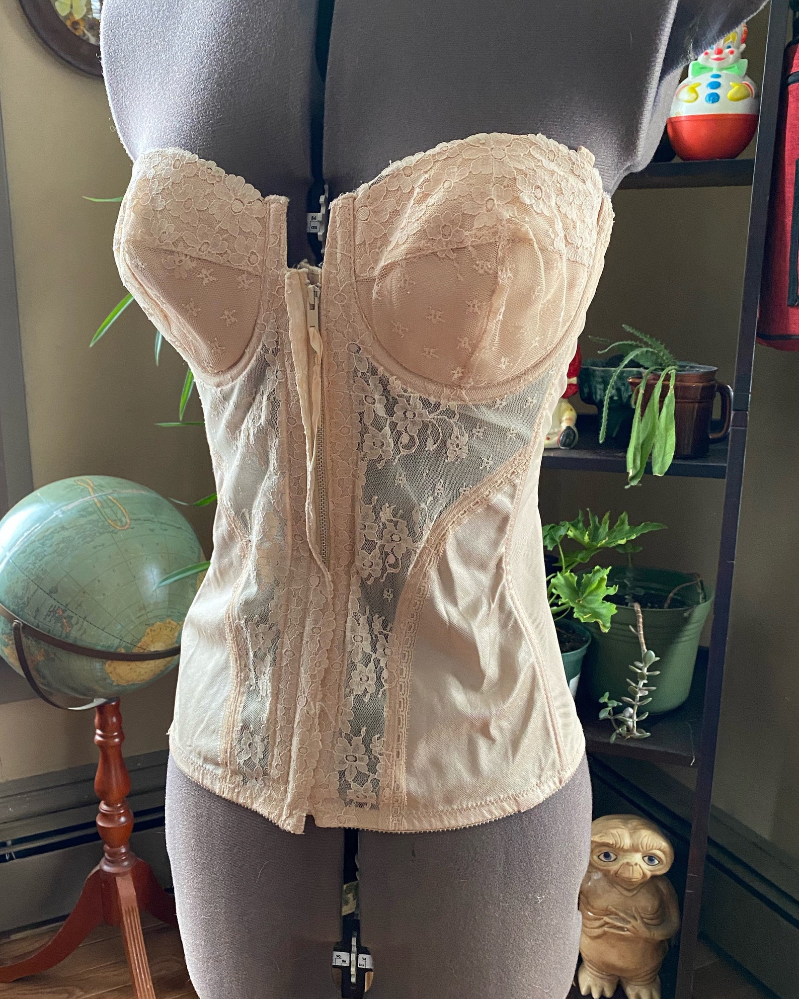 70s Fredericks of Hollywood Bustier/corset - Etsy