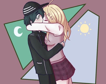 Stampa di Kaede e Shuichi