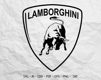 Lamborghini Logo Etsy
