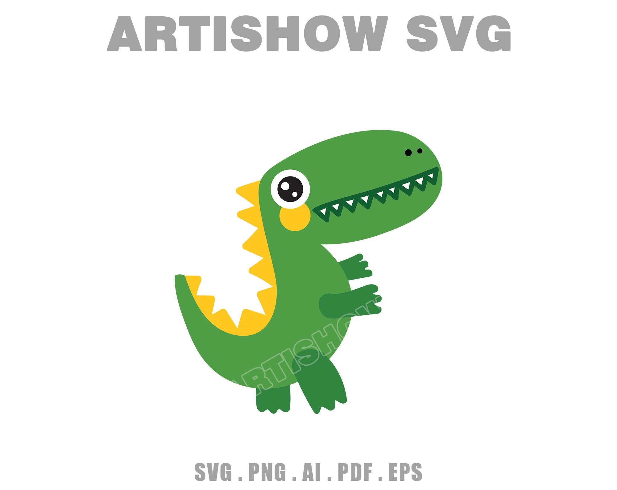 dinosaur with sharp teeth