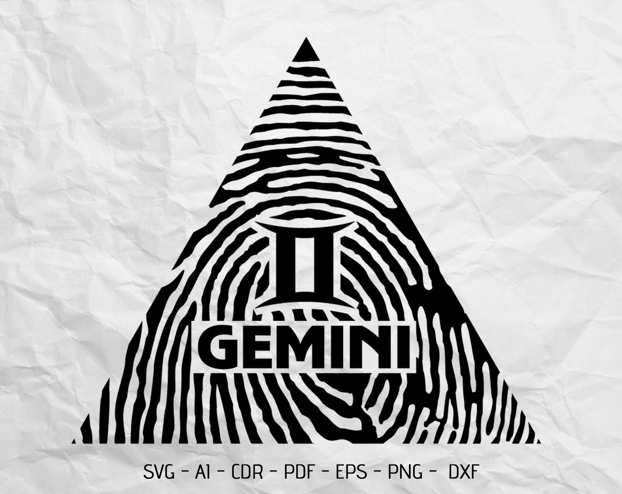 Zodiac signs Gemini svg for Cricut Laser cut and Print Etsy